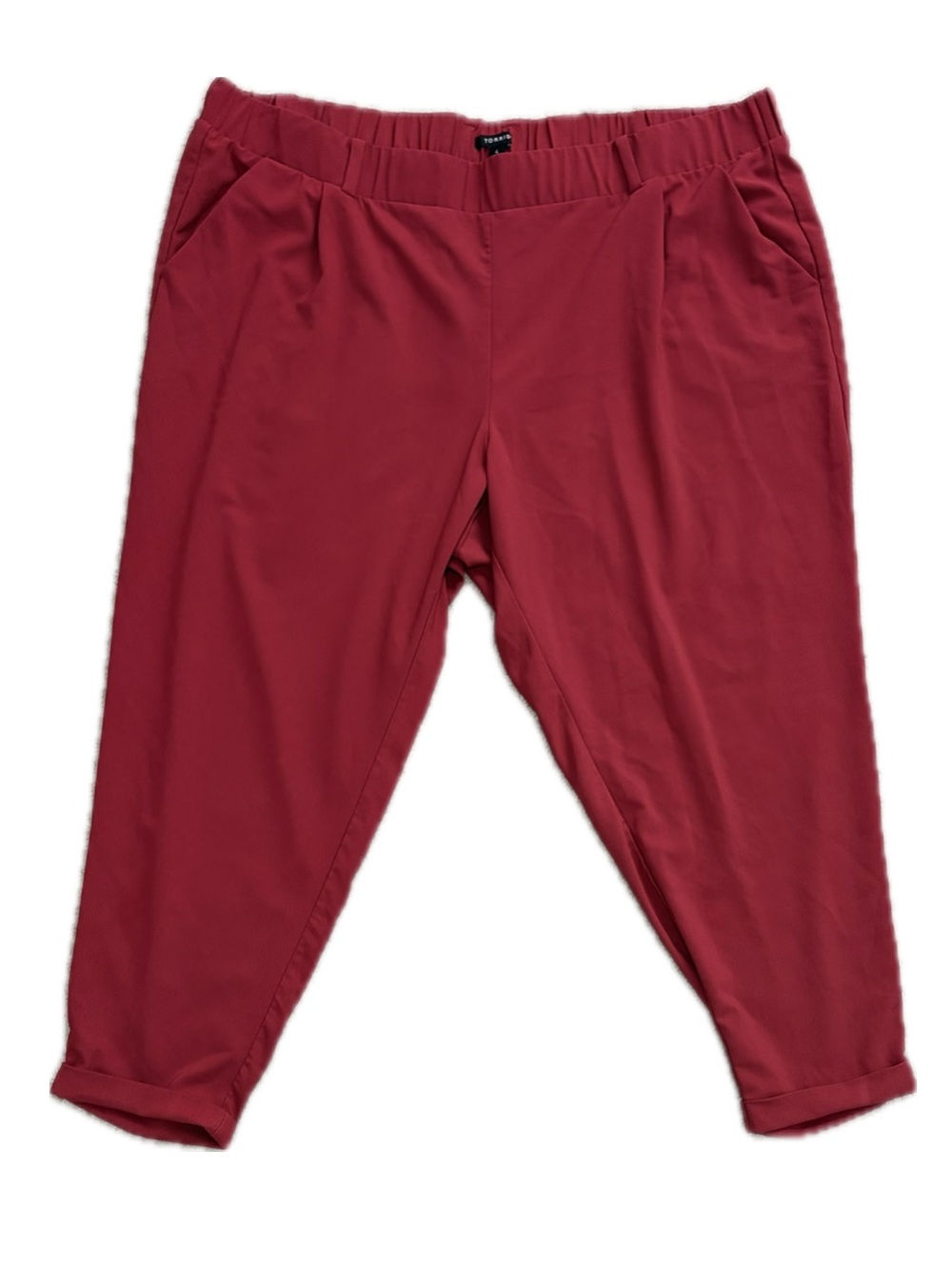 Torrid Pants | Women’s Pull-On Tailored Pants in Deep Rose